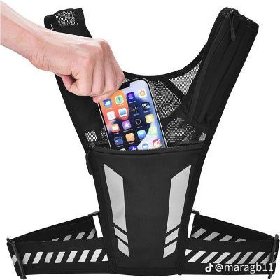 Gilet de Running avec Poches Sécurisées – Confort & Praticité